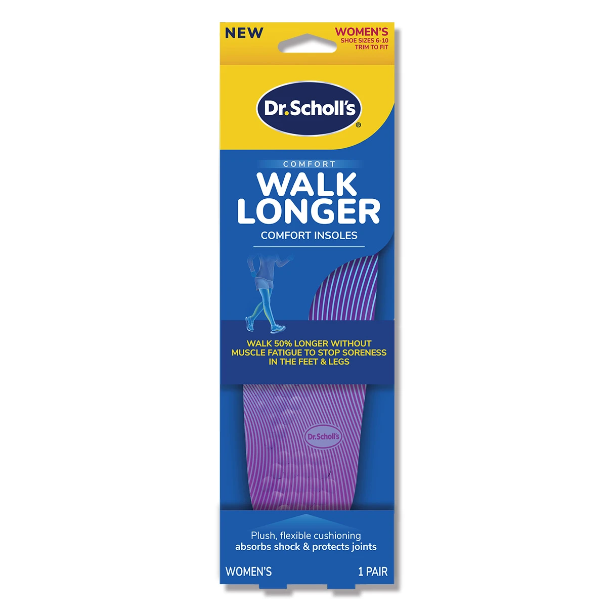 Dr. Scholl's 爽健舒緩鞋墊 肌肉疲勞適用久走型(女用)