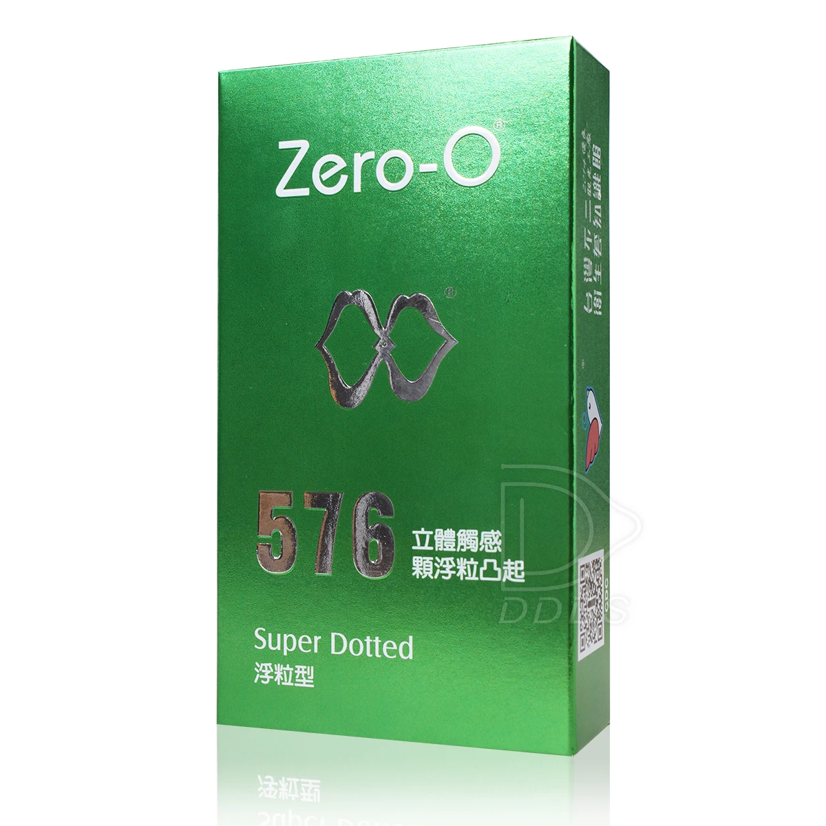 Zero-O 零零保險套 浮粒凸起型(綠) 12片裝