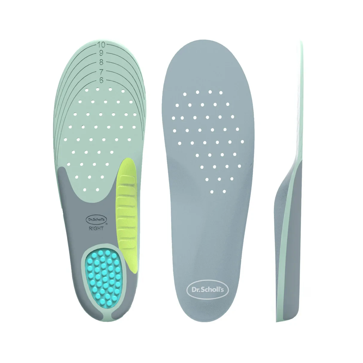 Dr. Scholl's 爽健腳跟加厚支撐鞋墊(女用)