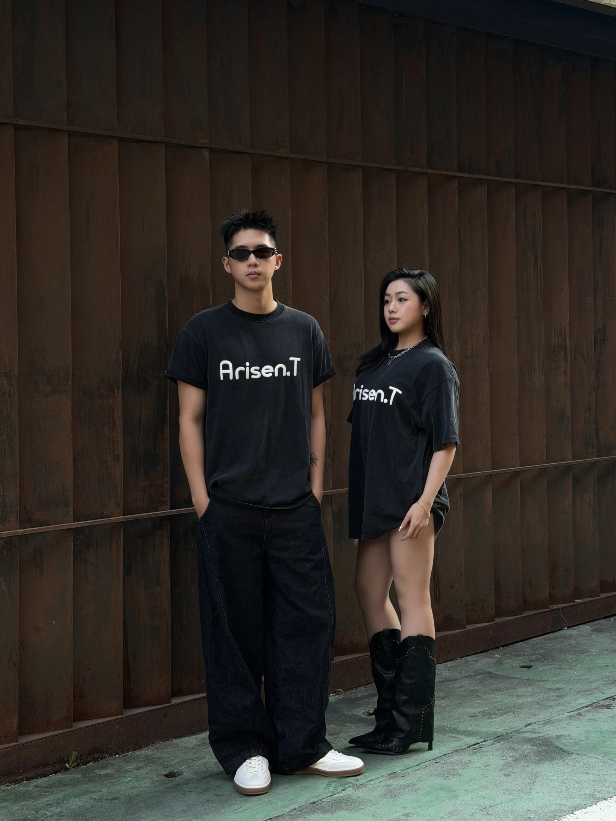 Classic Washed logo Tee 經典Logo水洗黑T