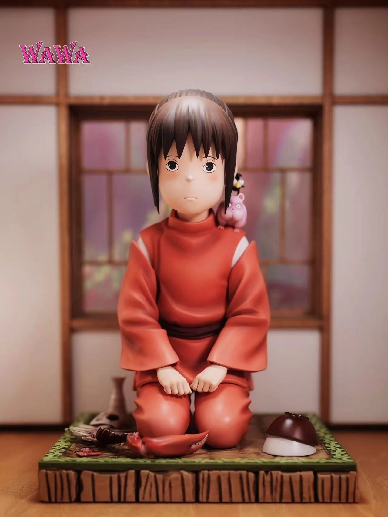 [預購]wawa 宮崎駿 神隱少女 跪姿千尋 小擺件系列