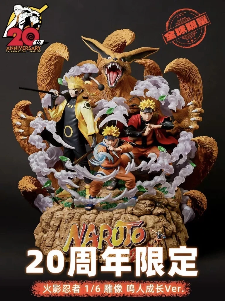 [預購]都愛漫×海洋堂 火影忍者 疾風傳20週年 鳴人成長