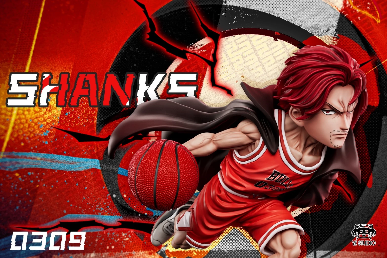 [預購]Yz 海賊王 紅髮傑克公牛隊 NBA夢之隊03
