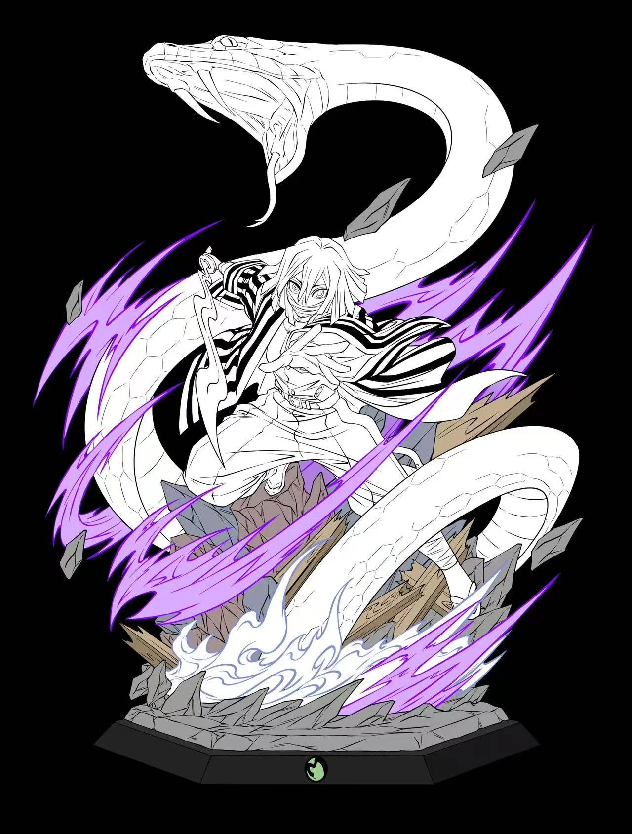 [預購]櫻花 鬼滅之刃 蛇柱 伊黑小芭內