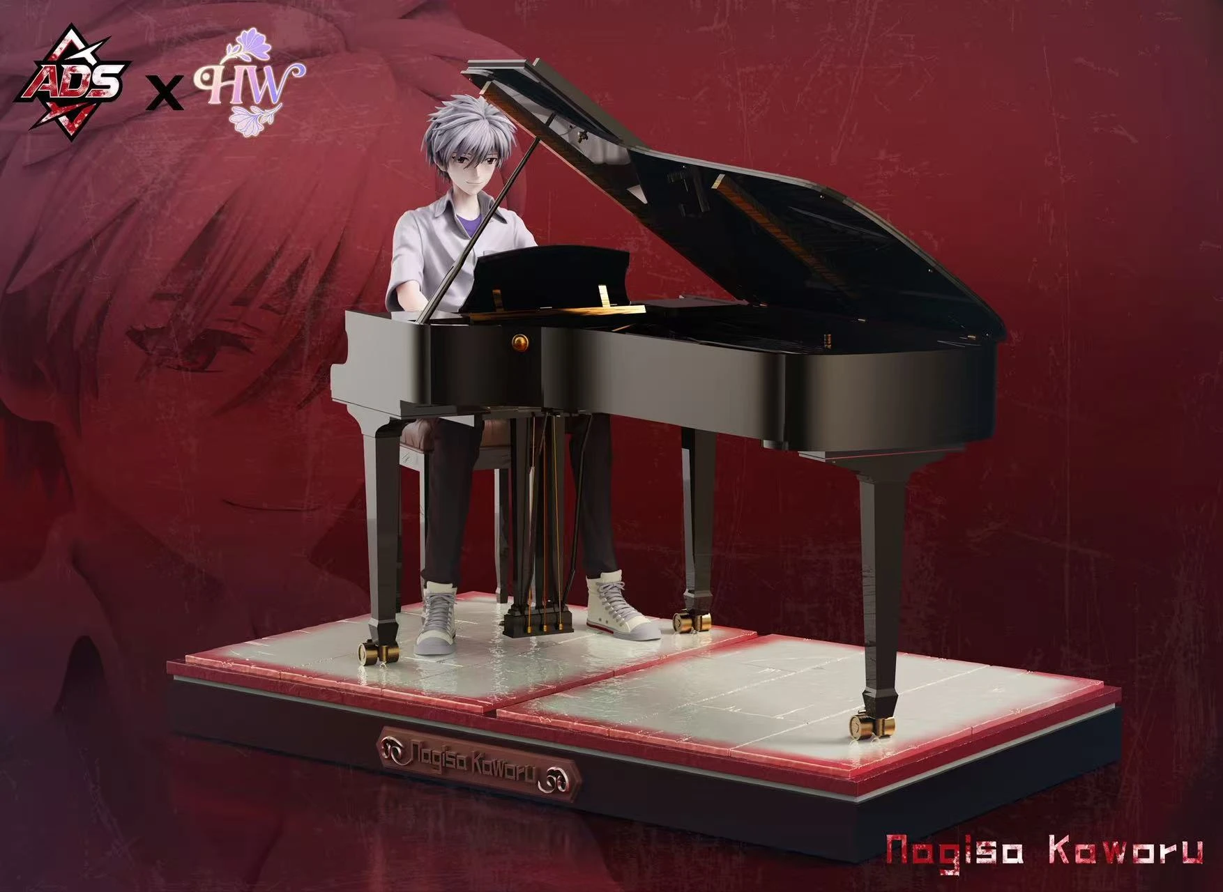 [預購]ADS&花舞 新世紀福音戰士 鋼琴渚薰