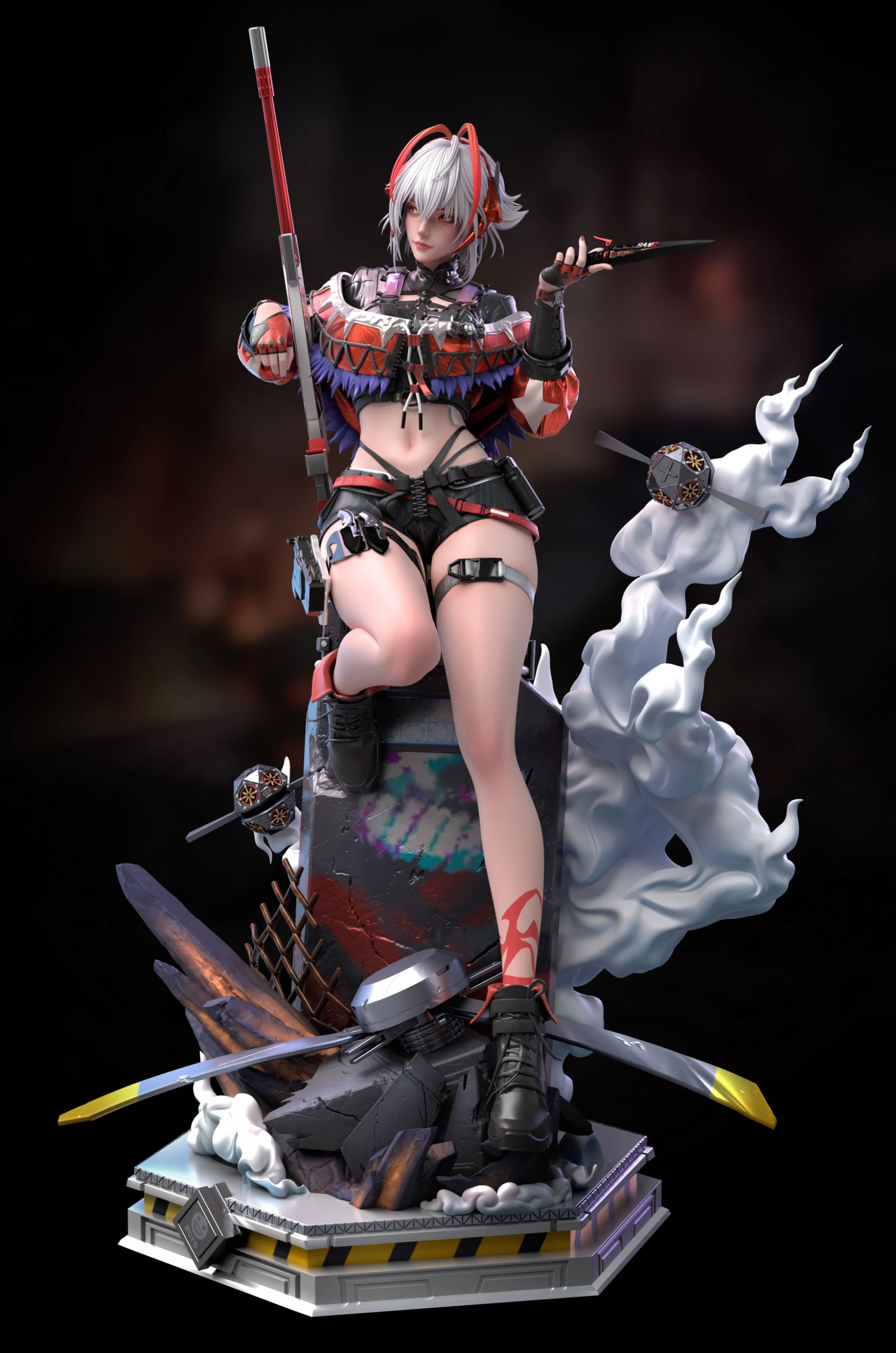 [預購]倒影X迷因 三角洲行動X明日方舟 維什戴爾x駭爪雕像