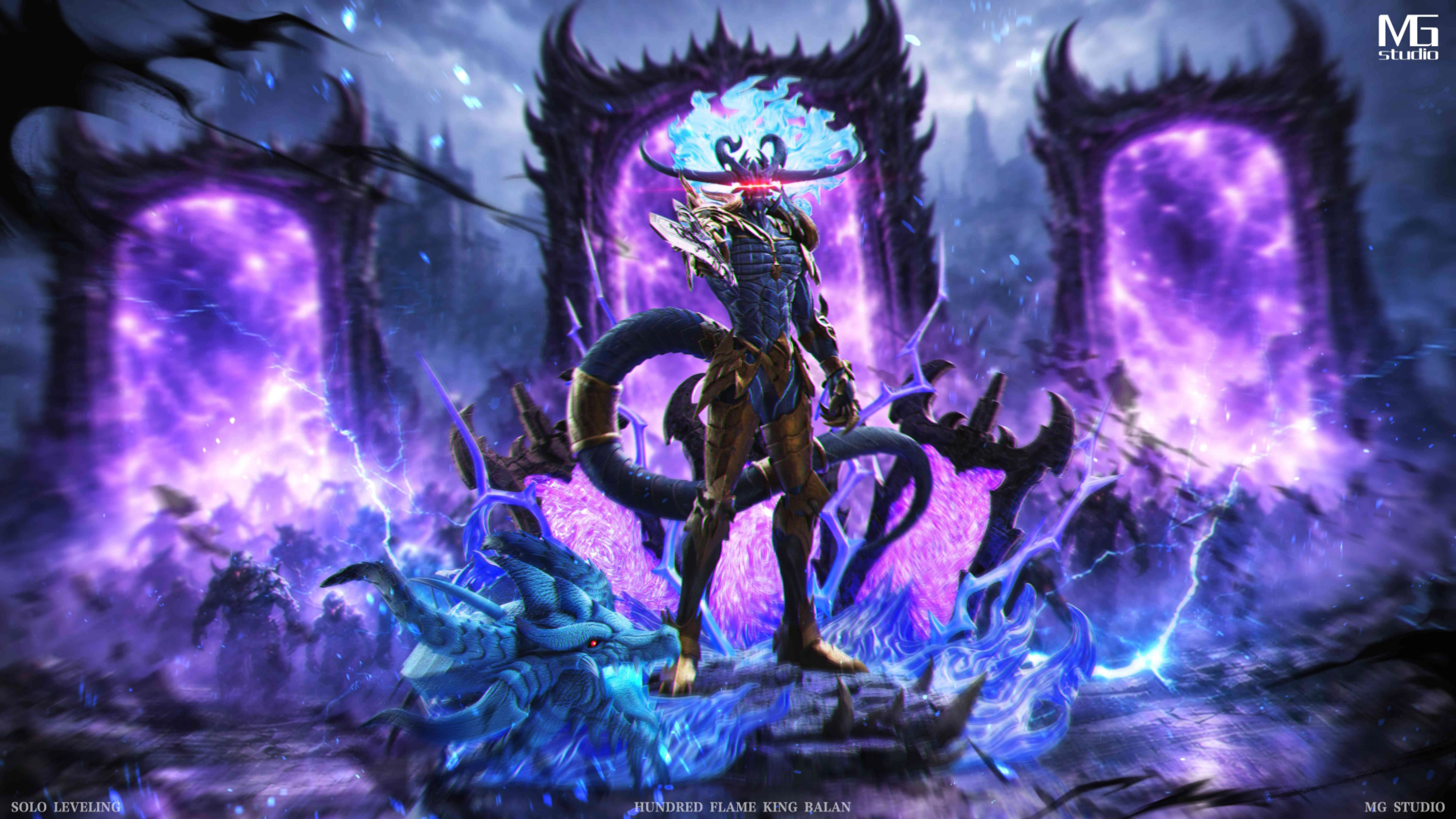 [預購]MG 我獨自升級 共鳴系列第七彈：白炎之君主瓦拉內(惡魔王)