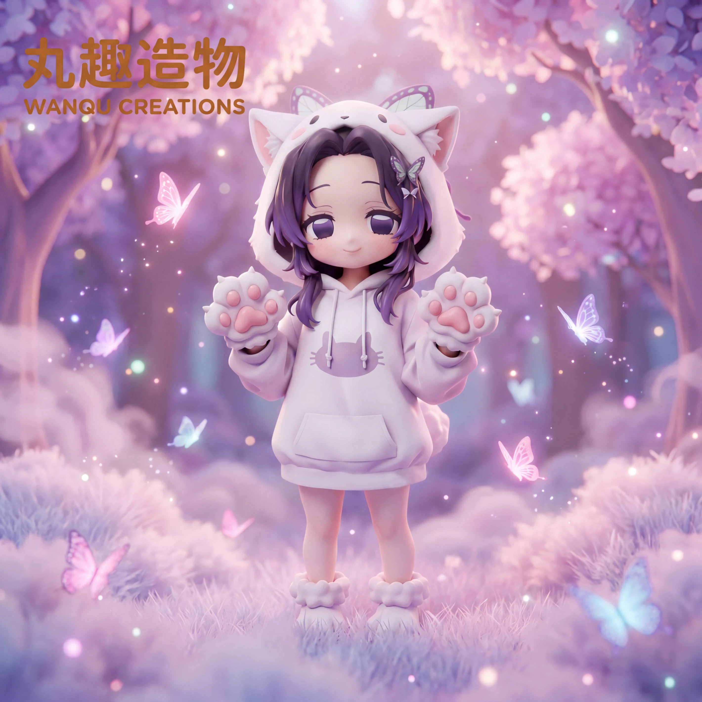 [預購]丸趣造物 鬼滅之刃 Q版貓耳胡蝶忍