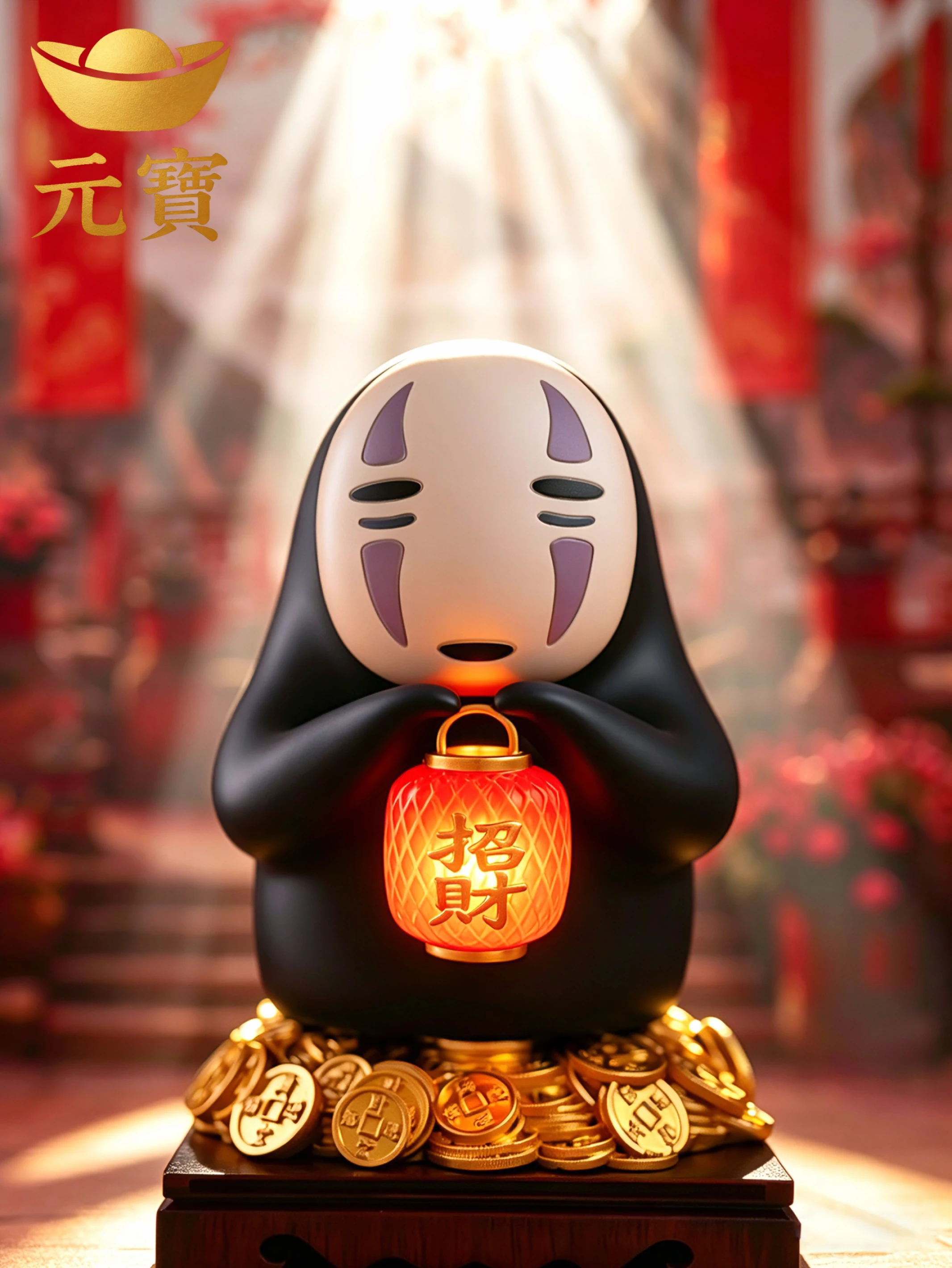 [預購]元寶 吉卜力 招財無臉男