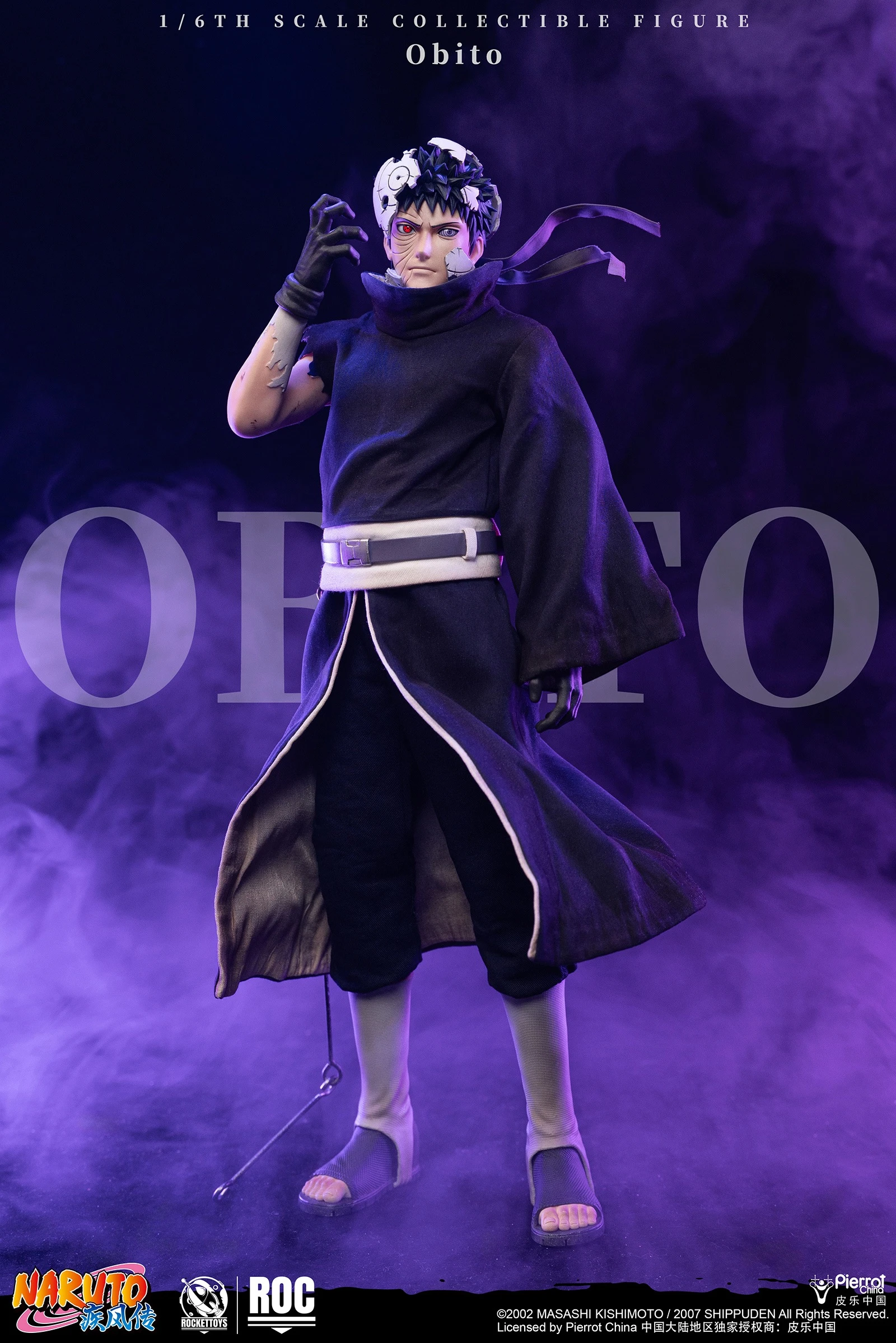 [預購]ROCKETTOYS 火影忍者 Obito 宇智波帶土 1/6可動人偶