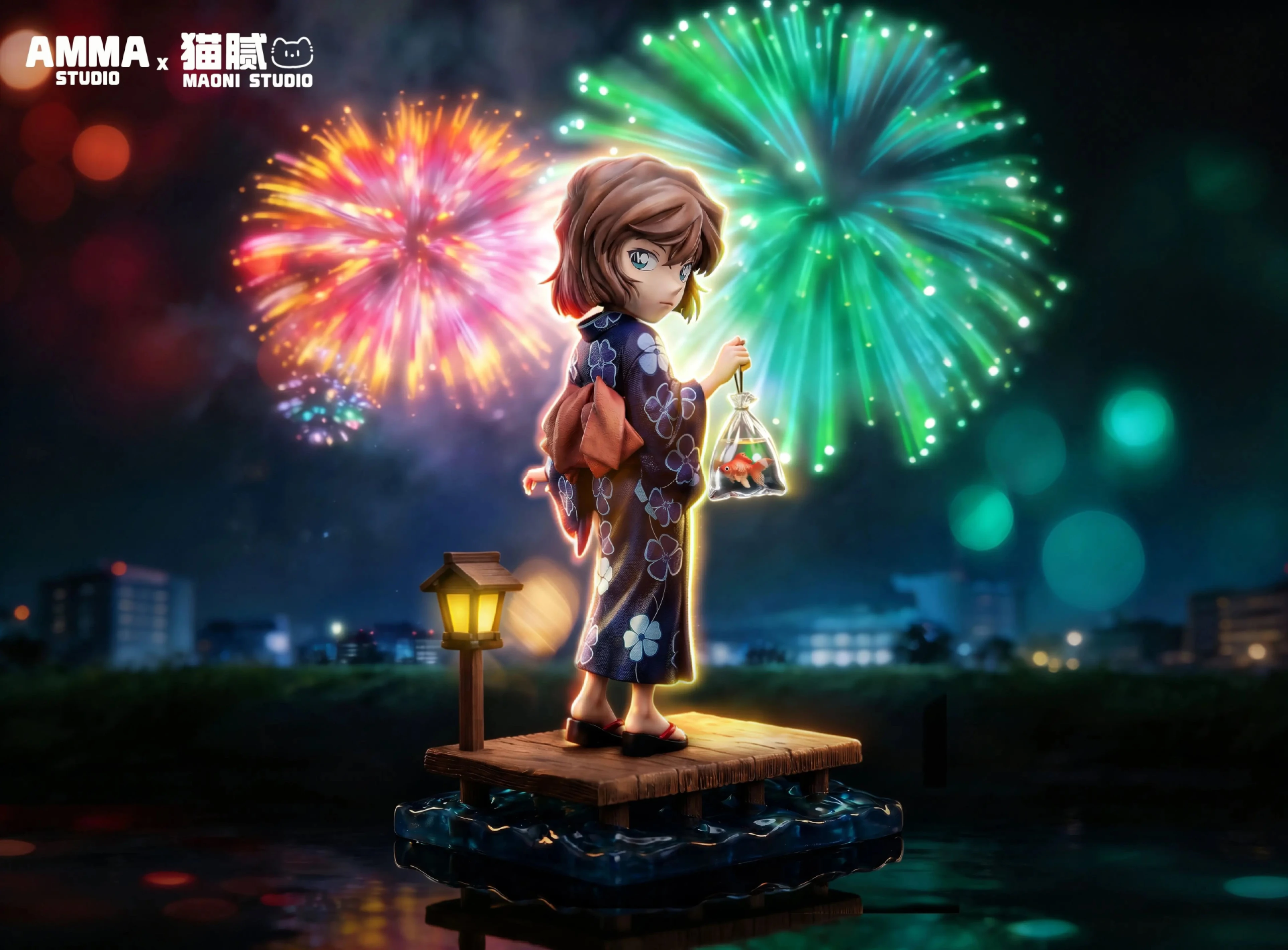 [預購]AMMA&貓膩聯名 名偵探柯南 夏日祭小哀