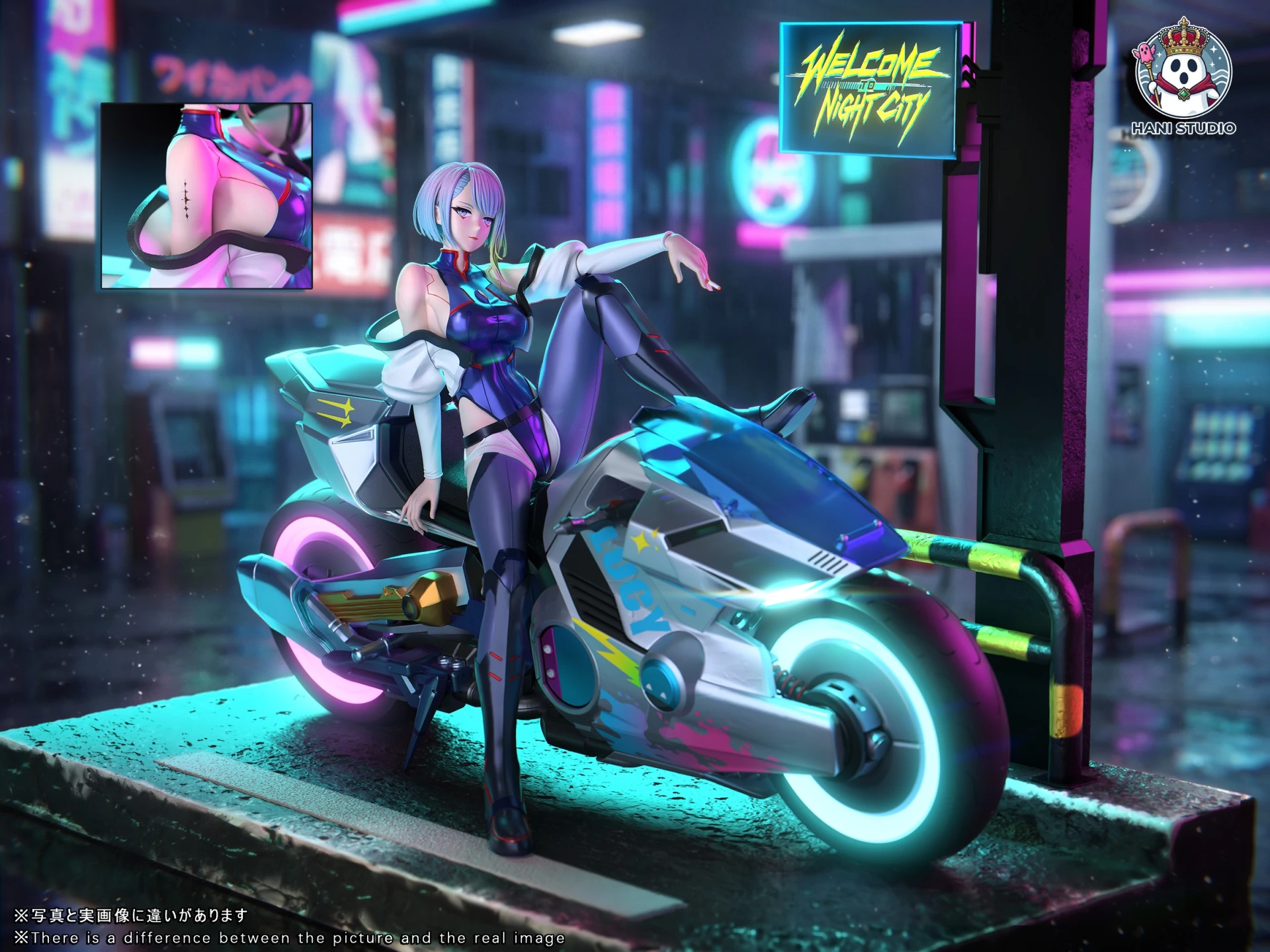 [預購]哈尼 電馭叛客：邊緣行者 Lucy&草薙刃村正