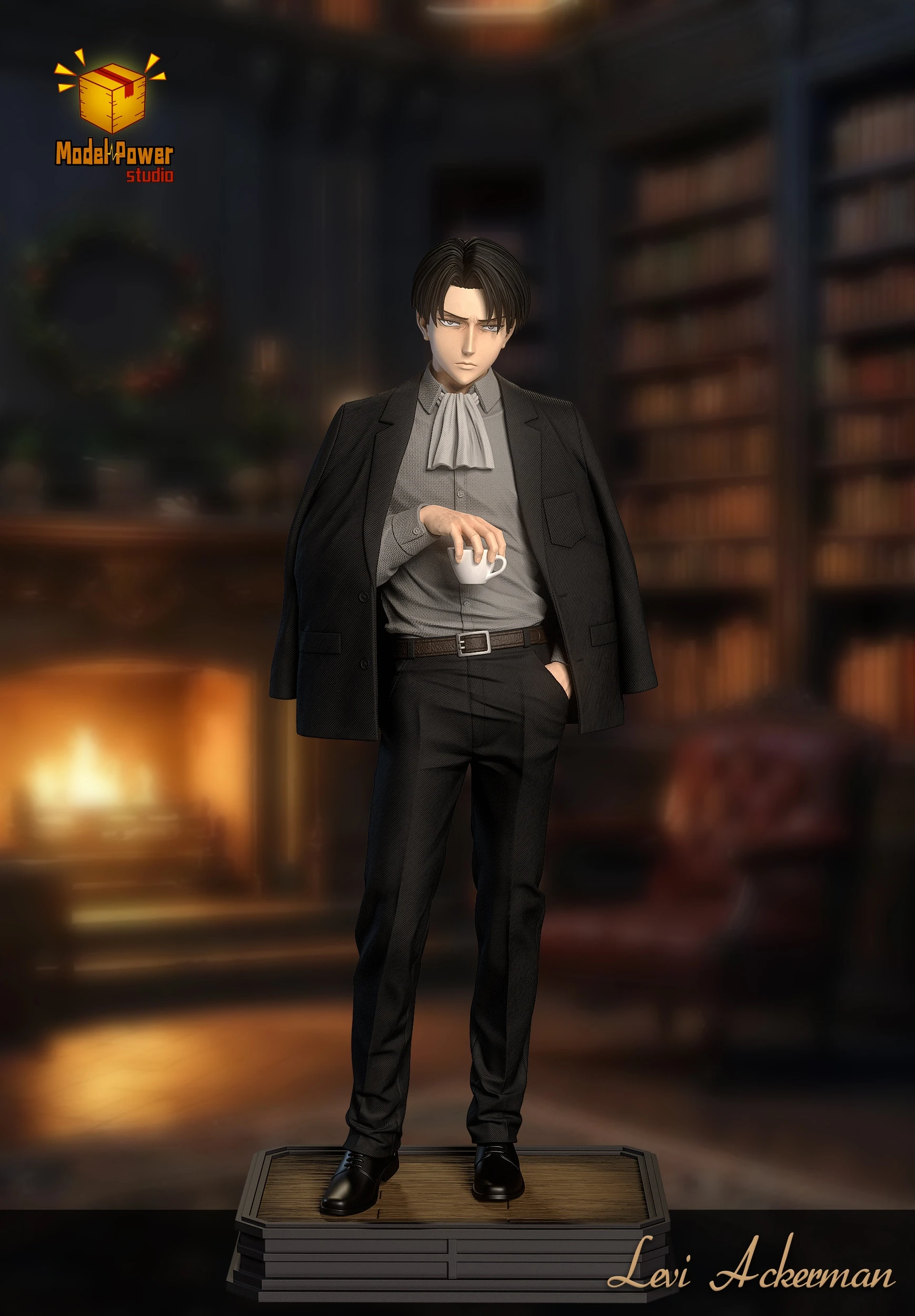 [預購]Model Power 進擊的巨人 西裝兵長
