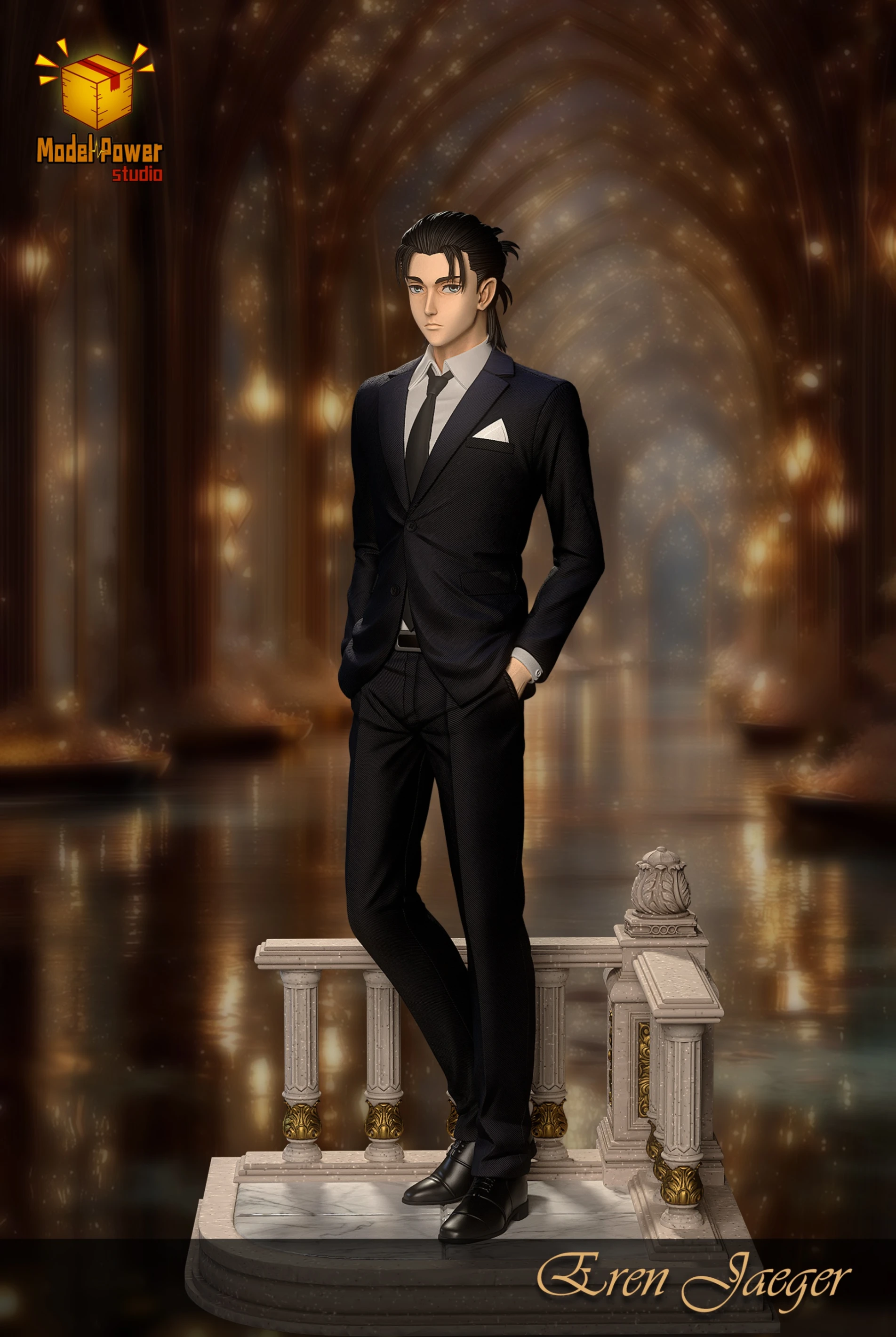 [預購]Model Power 進擊的巨人 夜宴系列 艾連