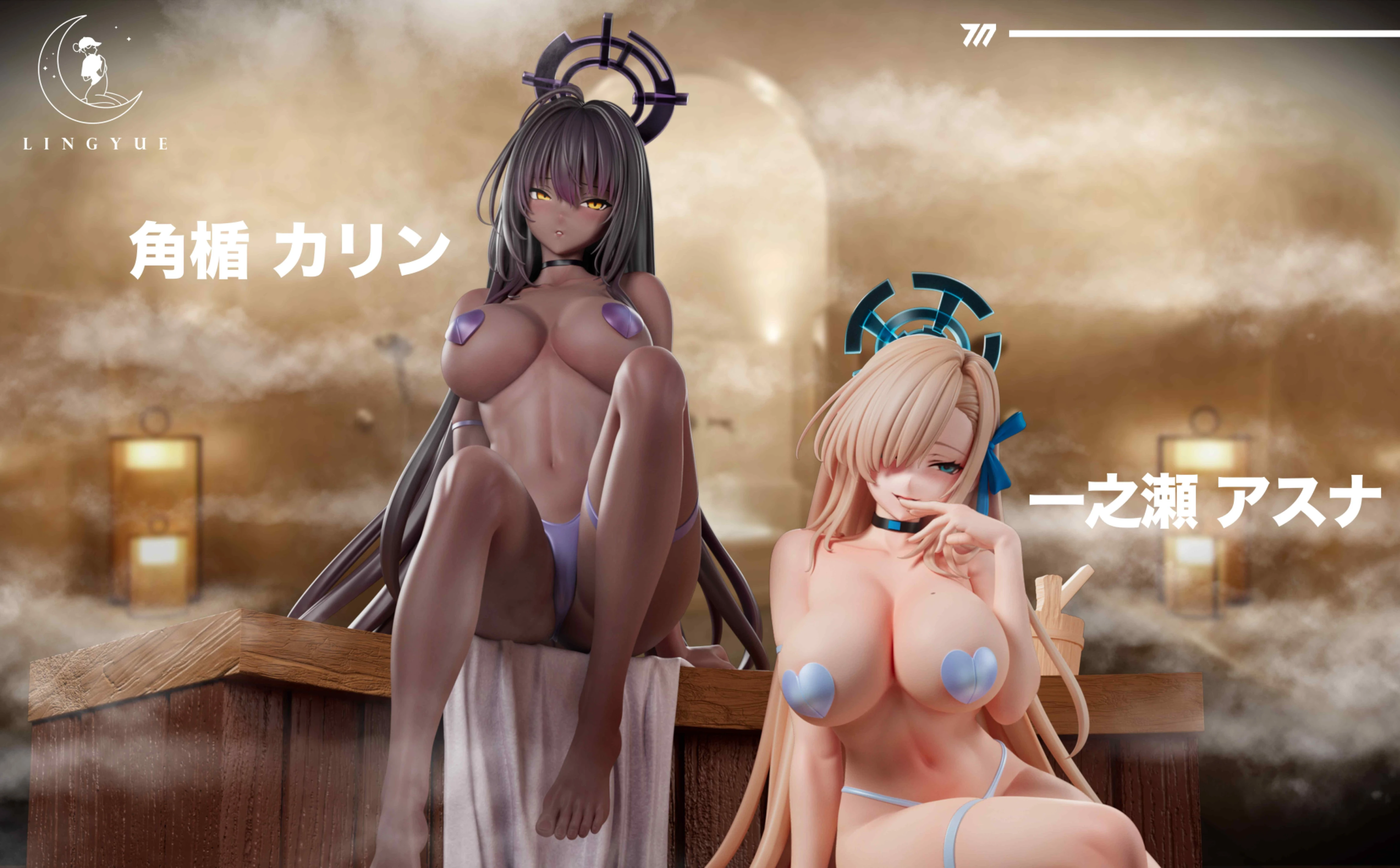 [預購]凌月 蔚藍檔案 明日奈&花凜 桑拿共鳴