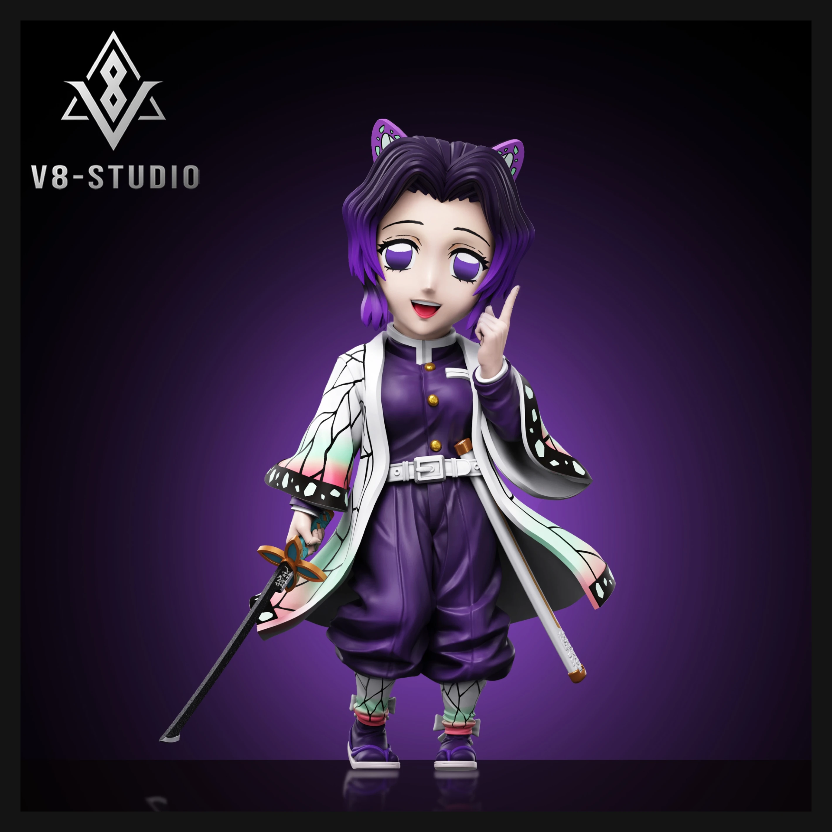 [預購]V8 鬼滅之刃 柱人物系列第六彈 胡蝶忍