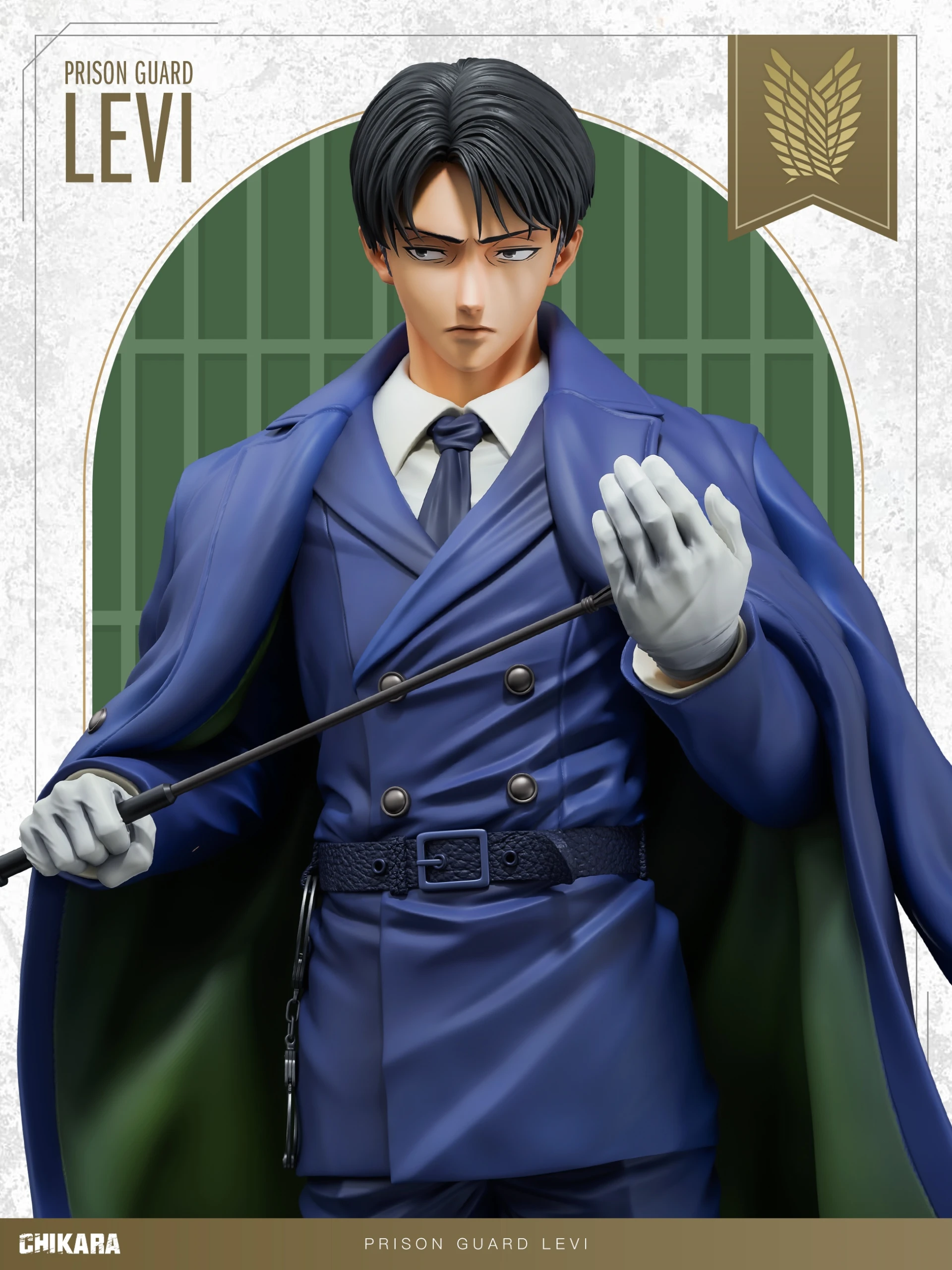 [預購]CHIKARA 進擊的巨人 監獄長 里維·阿卡曼