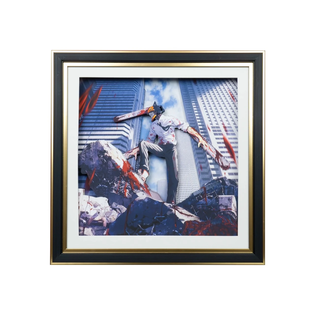 [3D立體畫框]鏈鋸人 小尺寸 桌擺 臥室裝飾 掛畫