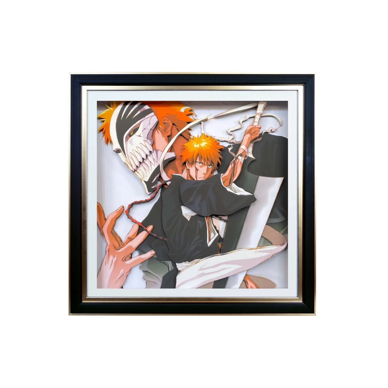 [3D立體畫框]死神BLEACH 黑崎一護 小尺寸 桌擺 臥室裝飾 掛畫