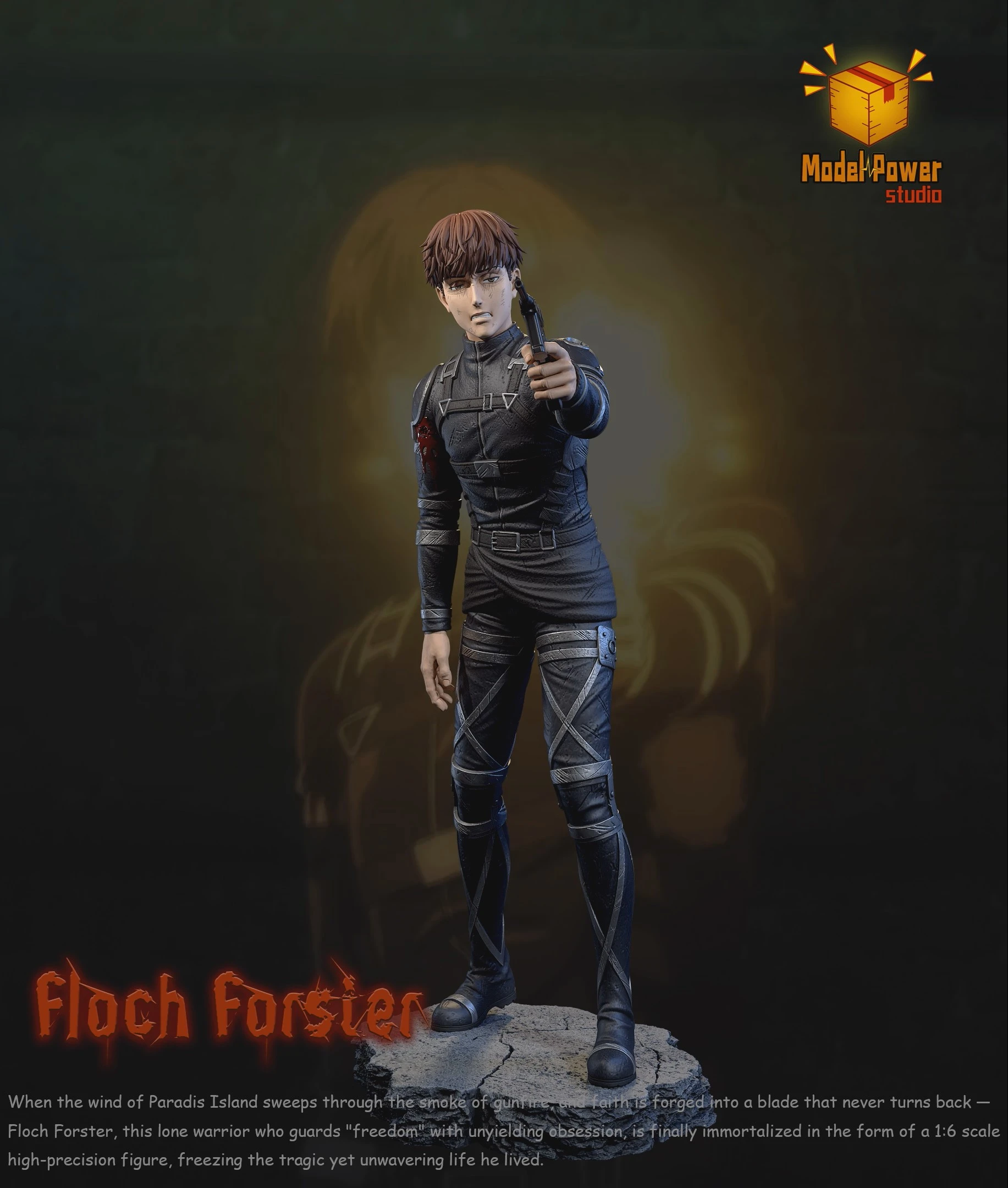 [如需購買請聯繫線上客服]Model Power 進擊的巨人 弗洛克·福斯特 真男人