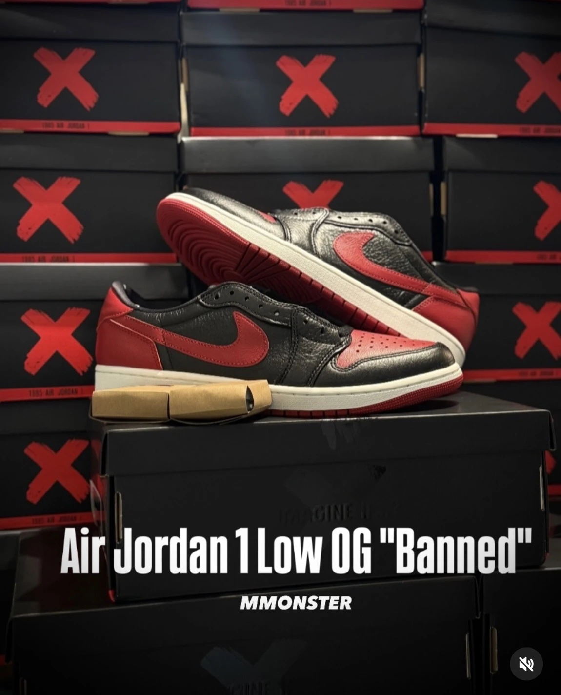 NIKE AIR JORDAN 1 LOW OG 'Banned' 黑紅禁穿 低筒 休閒鞋 IW6276-001