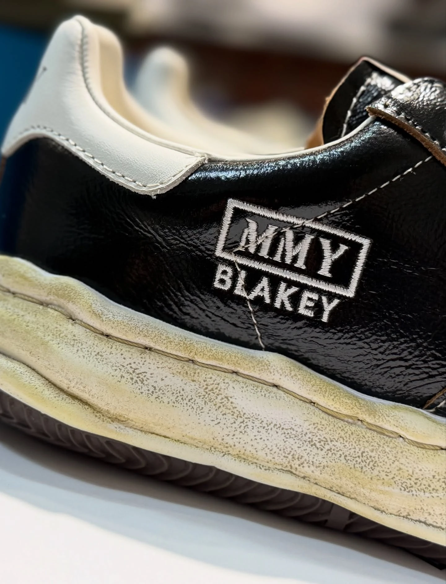 Maison Mihara Yasuhiro Blakey OG Sole Vintage Canvas Low "Black" 黑色 奶油底 三原康裕 MMY A09FW732