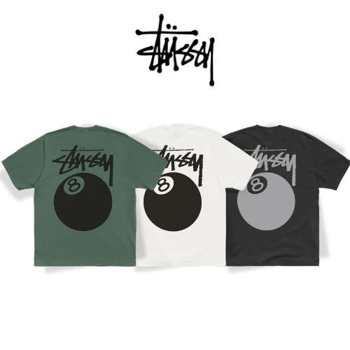 STUSSY SHARK TEE PIGMENT DYED 鯊魚短Tee