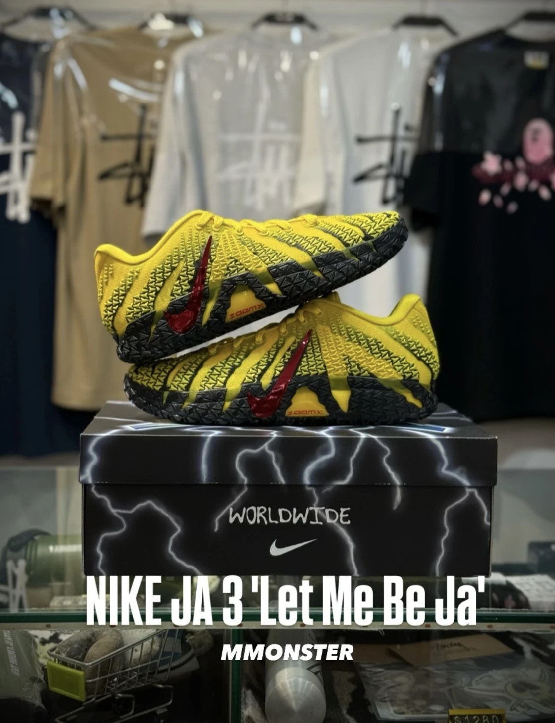 NIKE JA 3 'Let Me Be Ja' 李小龍 黃黑 莫蘭特 實戰籃球鞋HF2794-702