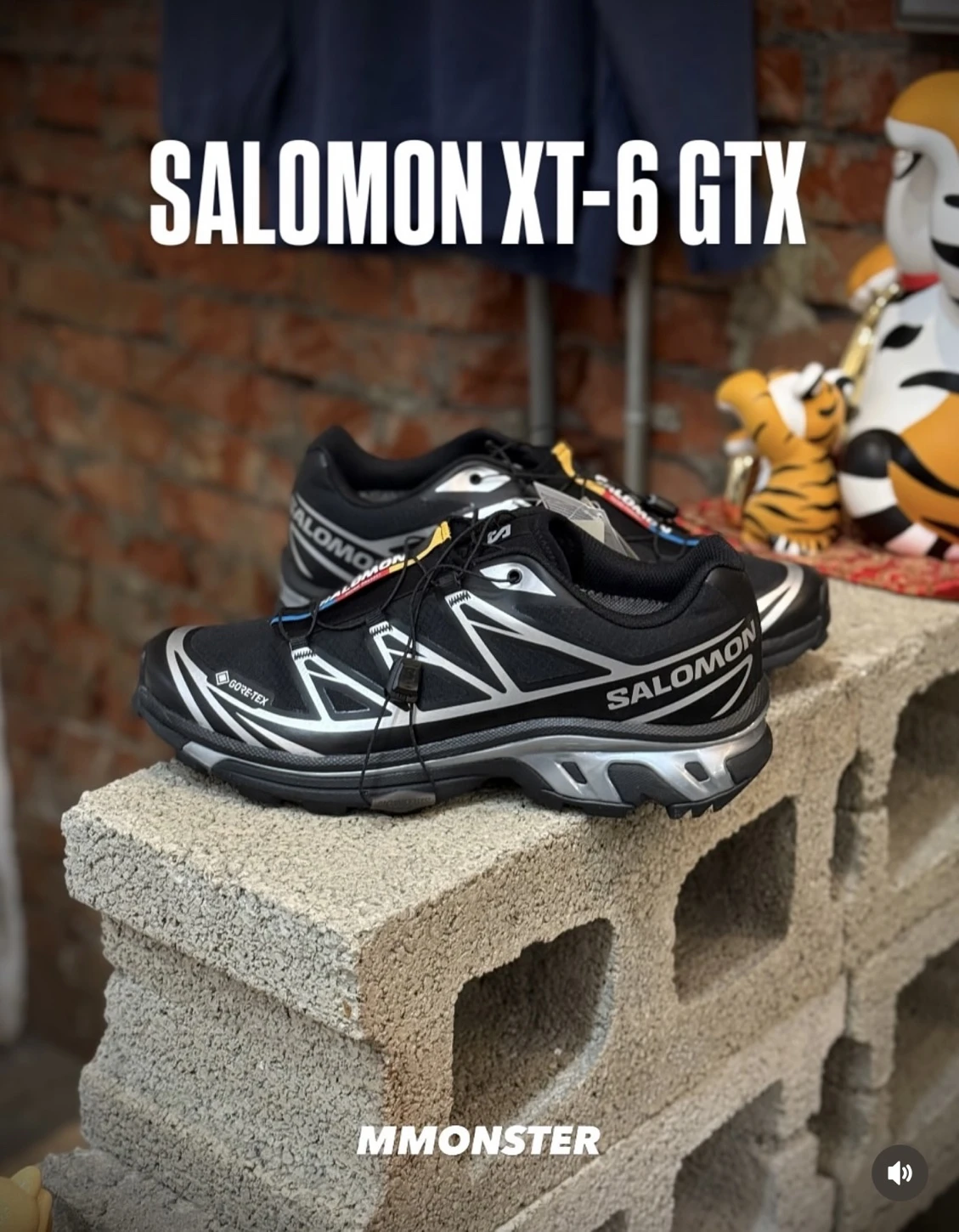 Salomon XT-6 Gore-Tex "Black Silver" 防水 運動鞋 黑銀 L47450600