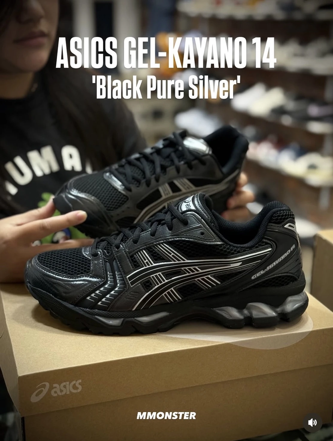 ASICS Gel-Kayano 14 "Black Pure Silver" 黑銀色 1201A019-006