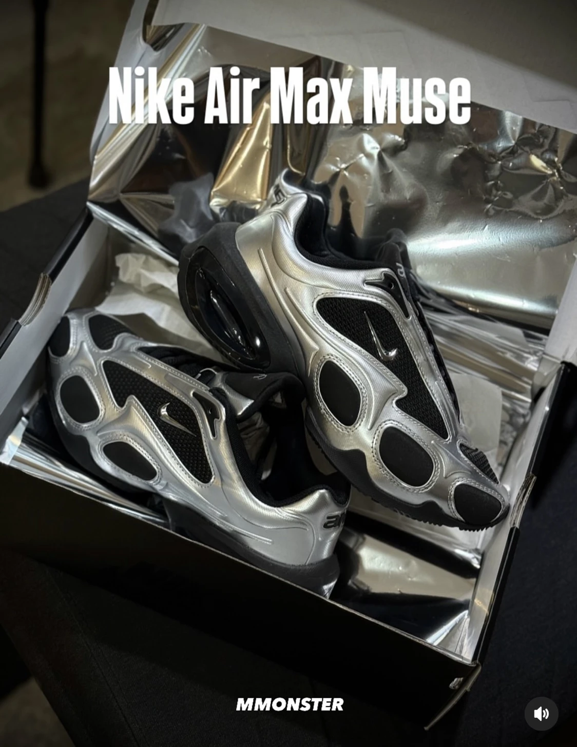 Nike Air Max Muse W "Black Metallic Silver" 金屬銀黑 女款 FV1920-001
