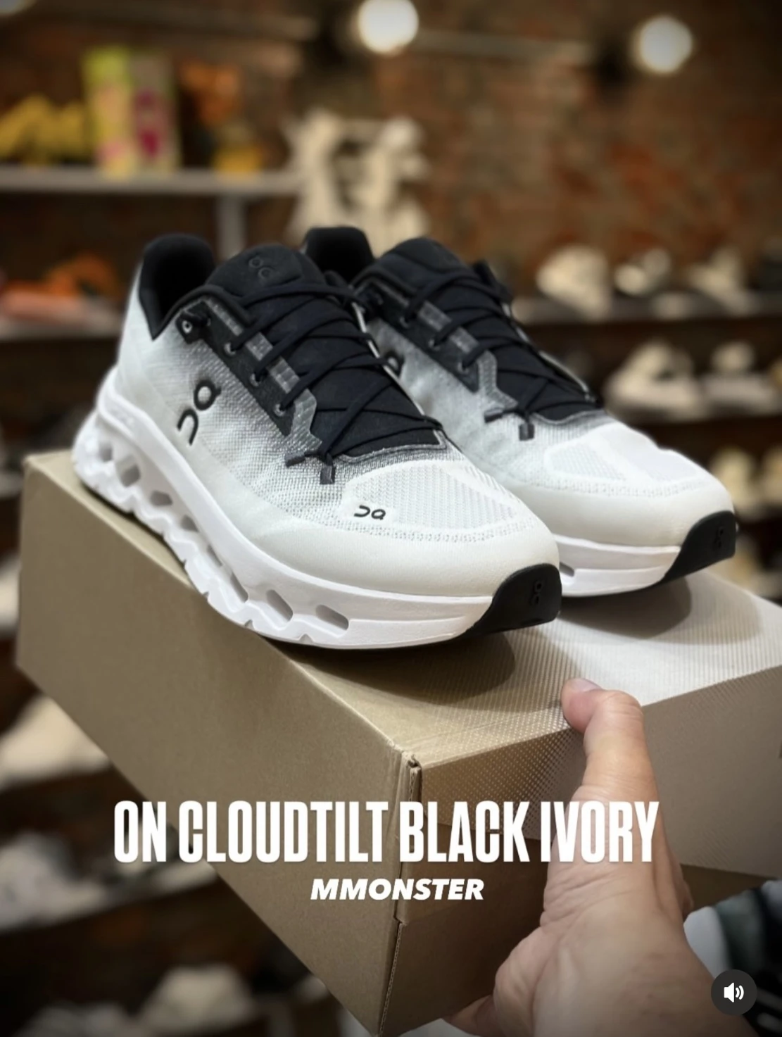 On Cloudtilt Black Ivory 黑白漸層 3ME10101430