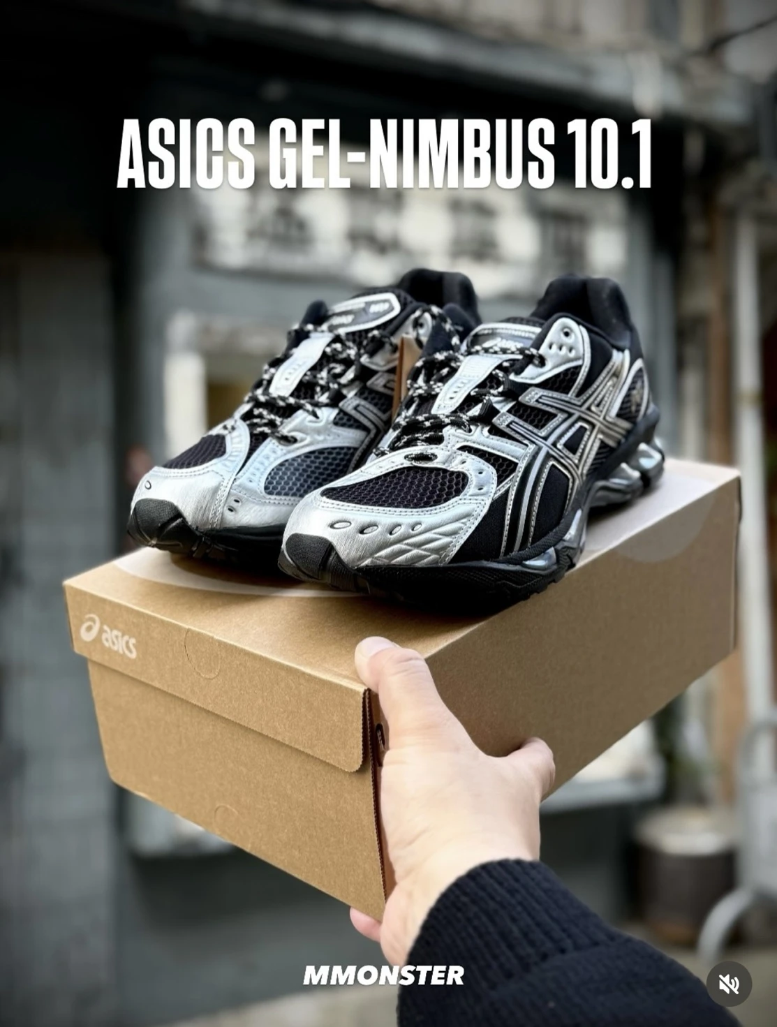 ASICS GEL-NIMBUS 10.1 黑銀 1203A820-001