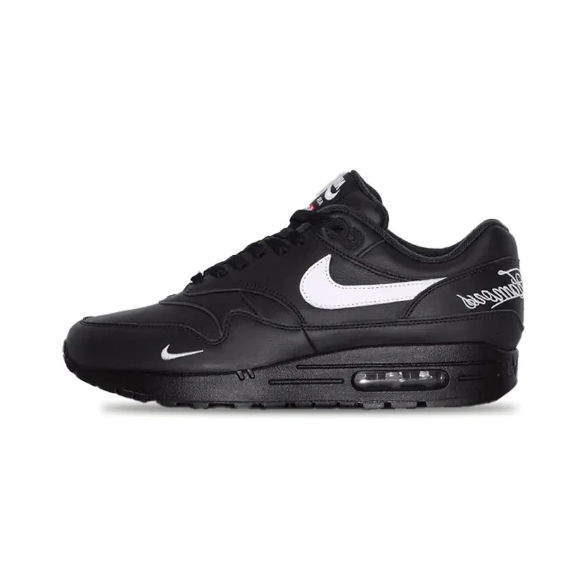 upreme x Nike Air Max 1 '87 "Black & White" 黑色 HF8813-001