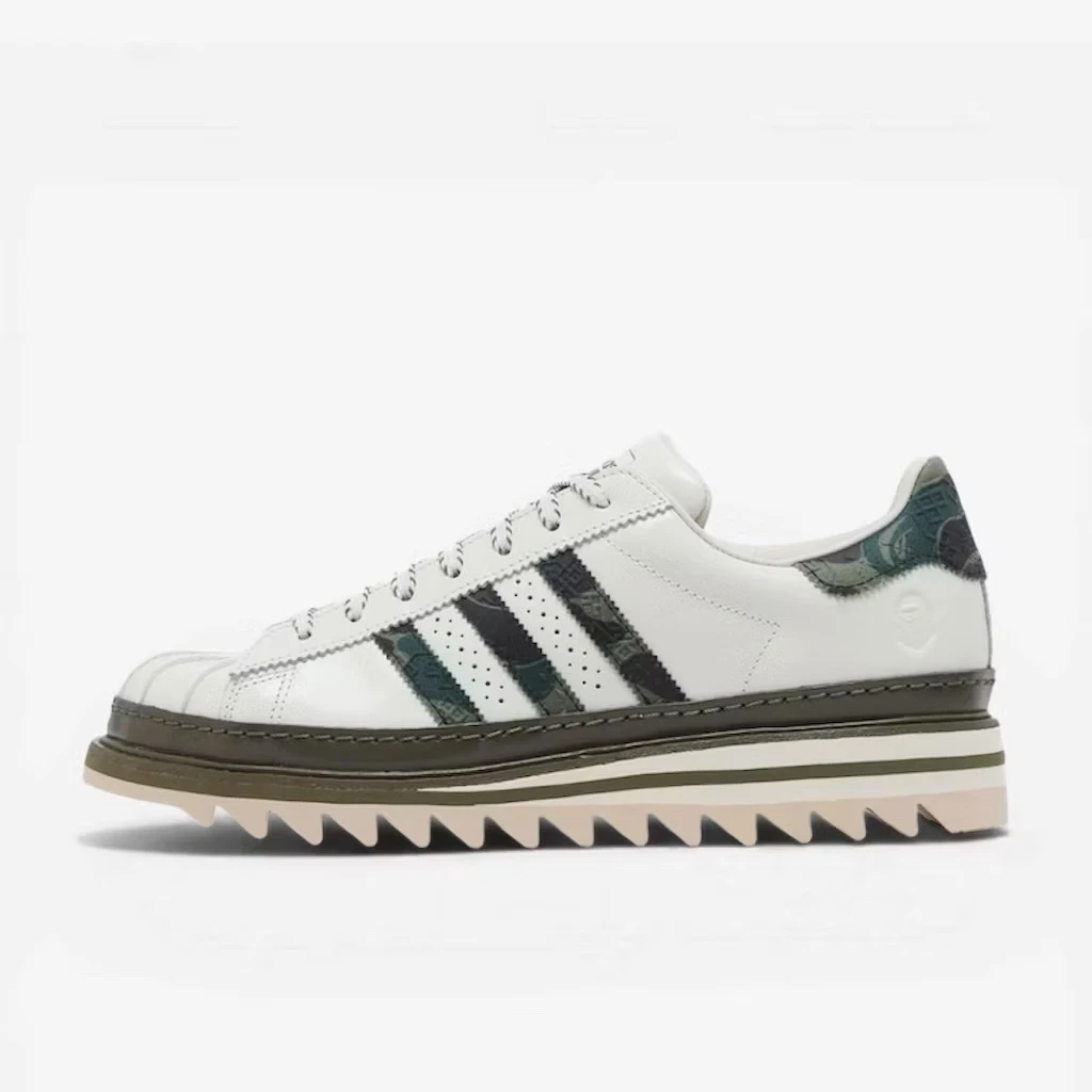 CLOT x BAPE x Adidas Superstar "Green Camo" 三方聯名 綠迷彩 KJ1473