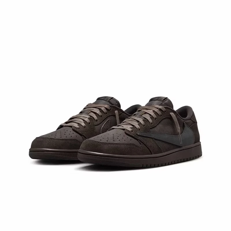 Travis Scott x Air Jordan 1 Low Velvet Brown 聯名倒鉤 DM7866-202