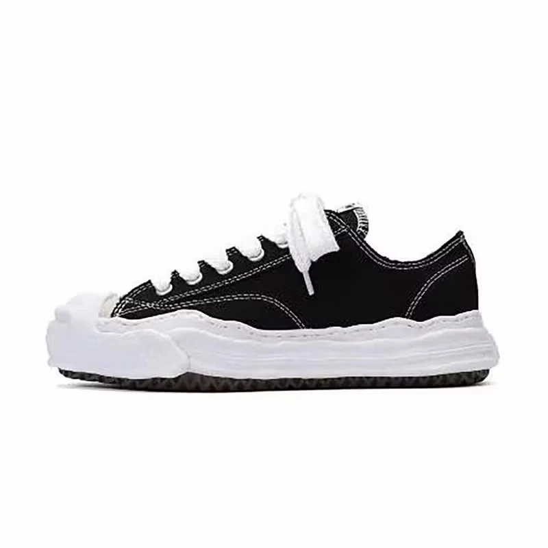 Maison Mihara Yasuhiro Hank OG Sole Canvas Low Black 黑色 三原康裕 MMY A05FW702