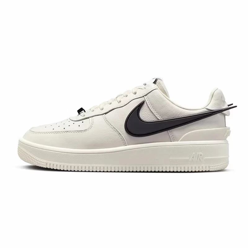NIKE 休閒鞋 Air Force 1 AMBUSH® 聯名款 米白 男鞋 男女段 DV3464-002