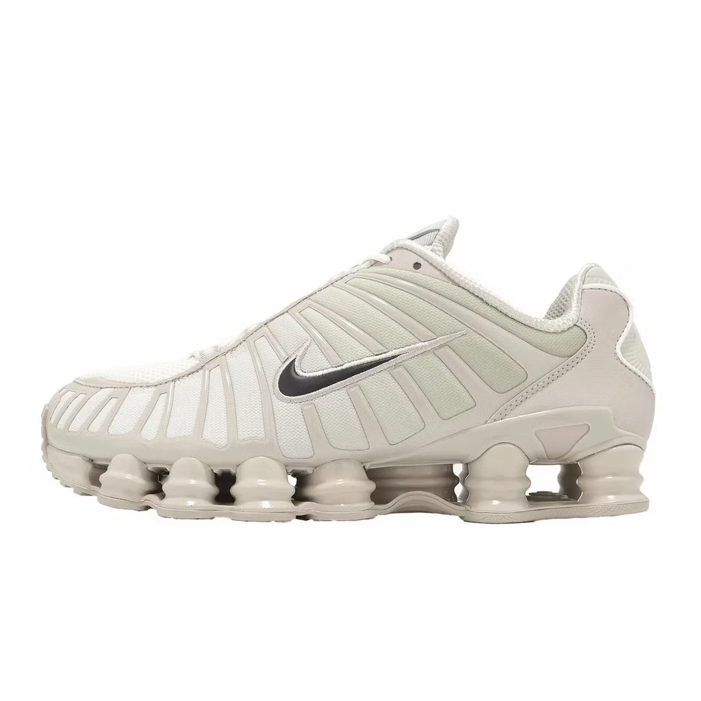 Nike Shox TL 男鞋 彈簧鞋 米白 奶茶色 復古 厚底 緩震 AV3595-201 