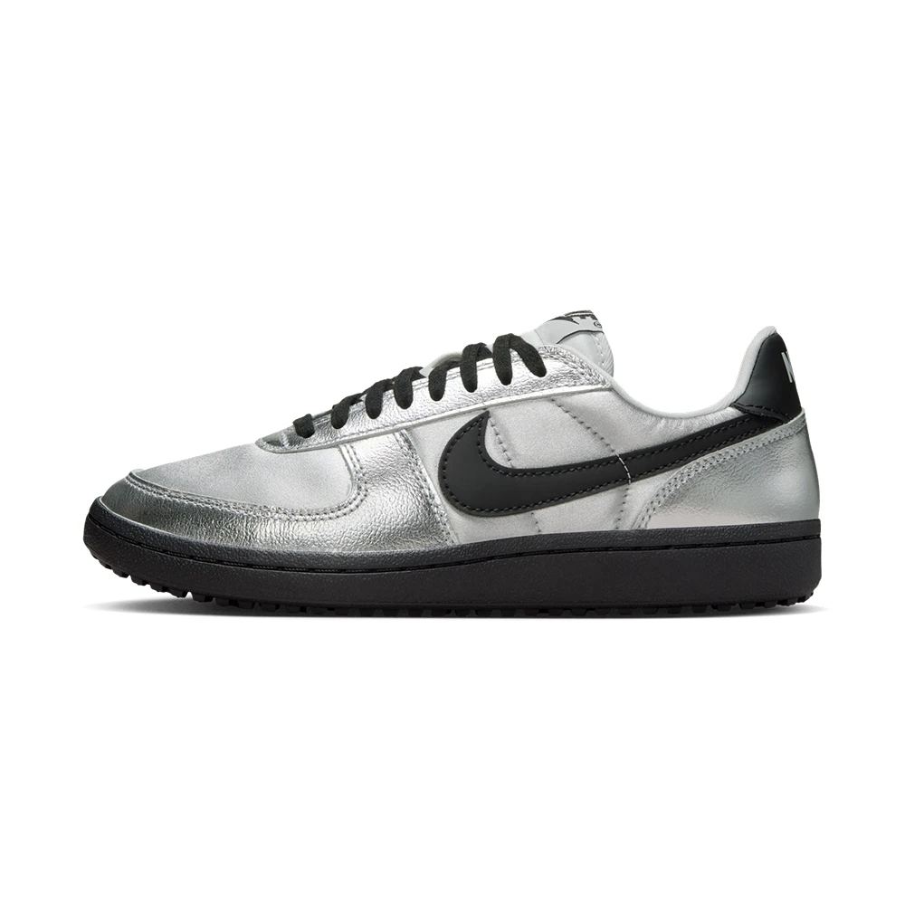 Nike Field General 女鞋 金屬銀色 復古 皮革 膠底 板鞋 休閒 運動 休閒鞋 HQ7397-001