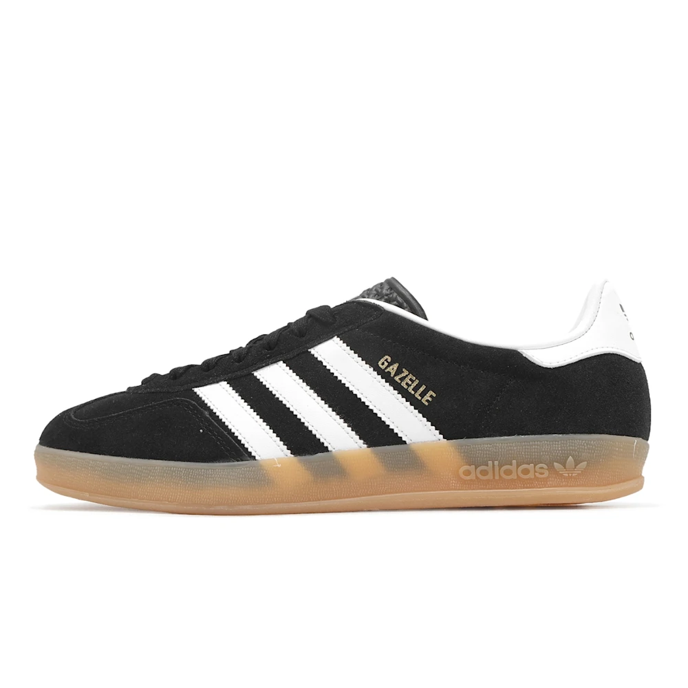 ADIDAS 休閒鞋 Gazelle Indoor 男鞋 女鞋 黑 白 麂皮 復古 膠底 德訓鞋 愛迪達 JI2060