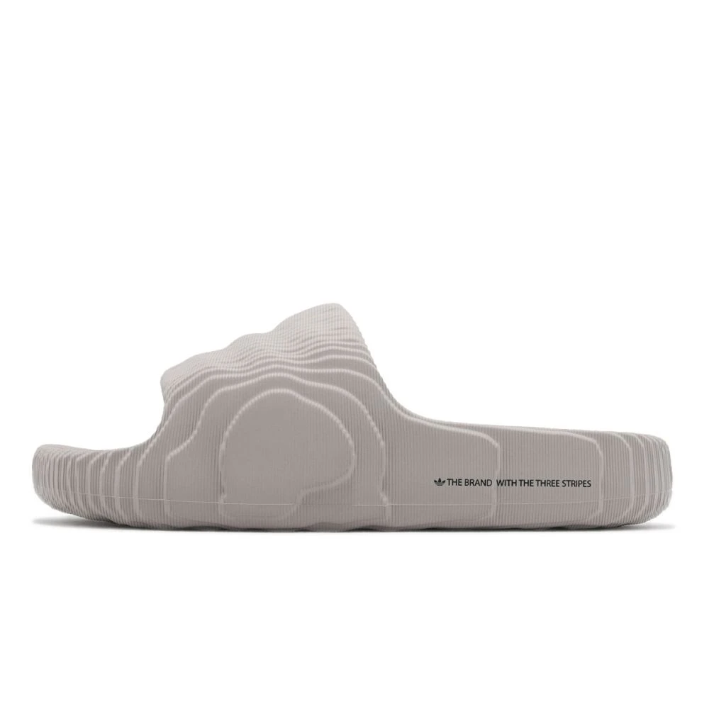 ADIDAS Adilette 22 男鞋 女鞋 灰 波浪紋 防水 運動拖鞋 愛迪達 HQ4670
