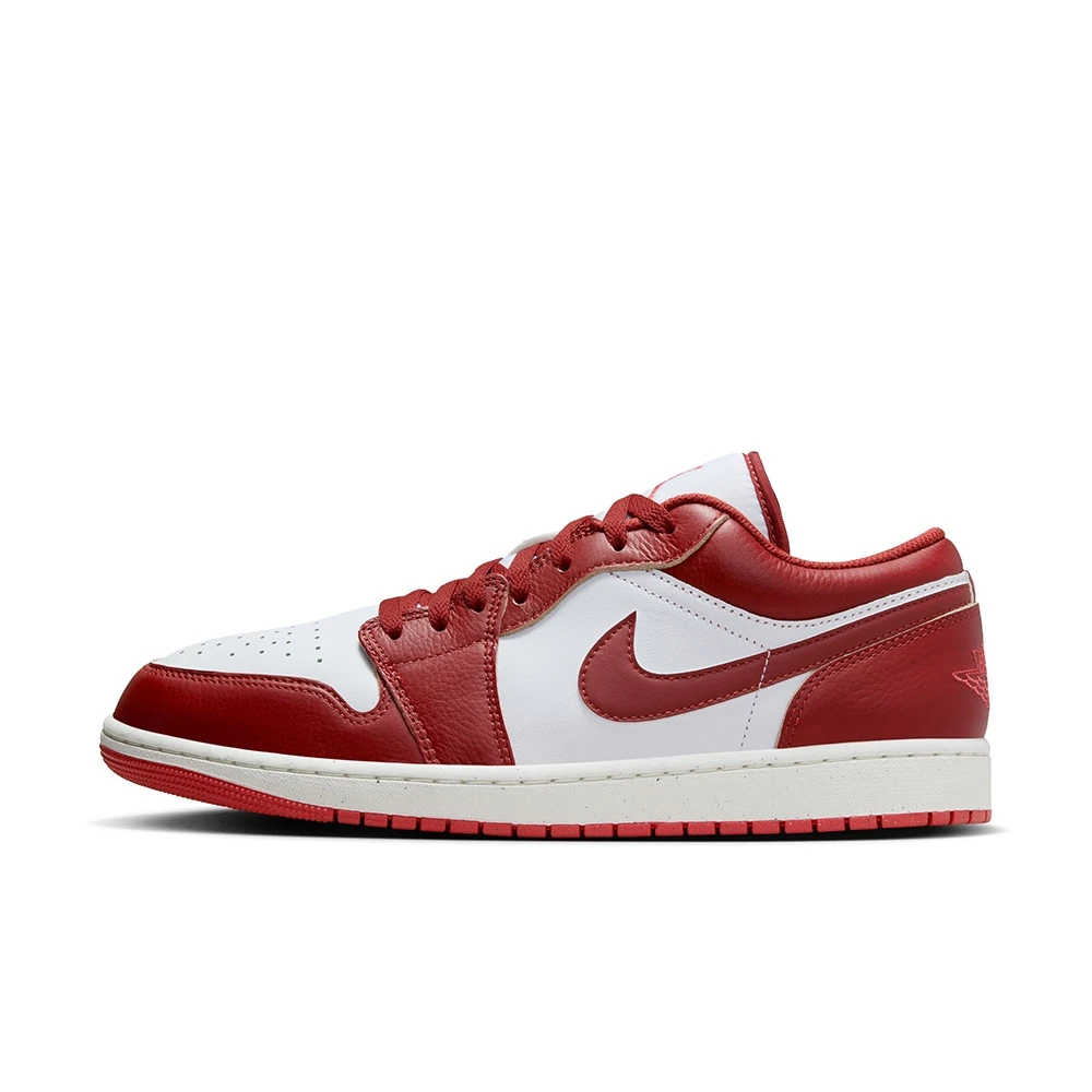 NIKE 休閒鞋 男鞋 運動鞋 AJ1 喬丹 AIR JORDAN 1 LOW SE 紅白 FJ3459-160