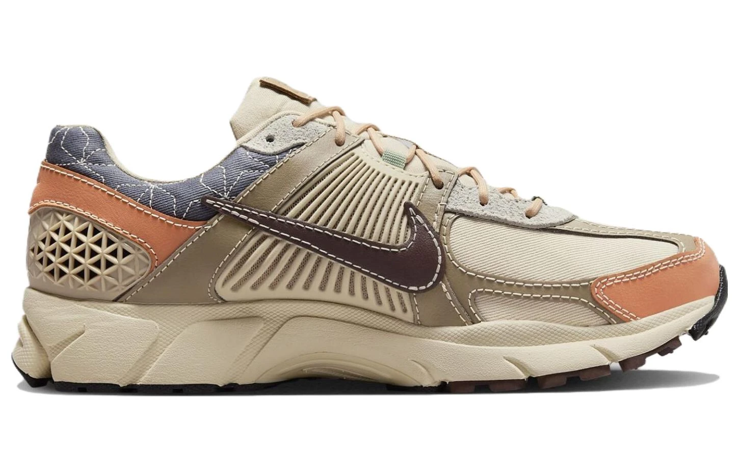Nike Zoom Vomero 5 疾速泡棉 舒適防滑耐磨 低幫 休閒訓練城市通勤跑步鞋 男款 棕色 nike男鞋 男運動鞋FZ5051-121