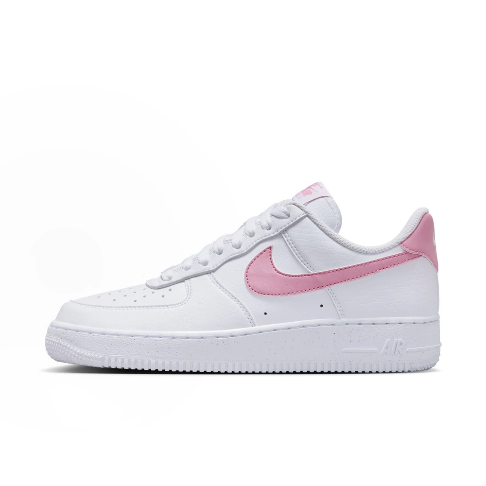 NIKE  WMNS AIR FORCE 1 07 NEXT NATURE 休閒鞋 女鞋 白 粉紅 皮革DC9486-111