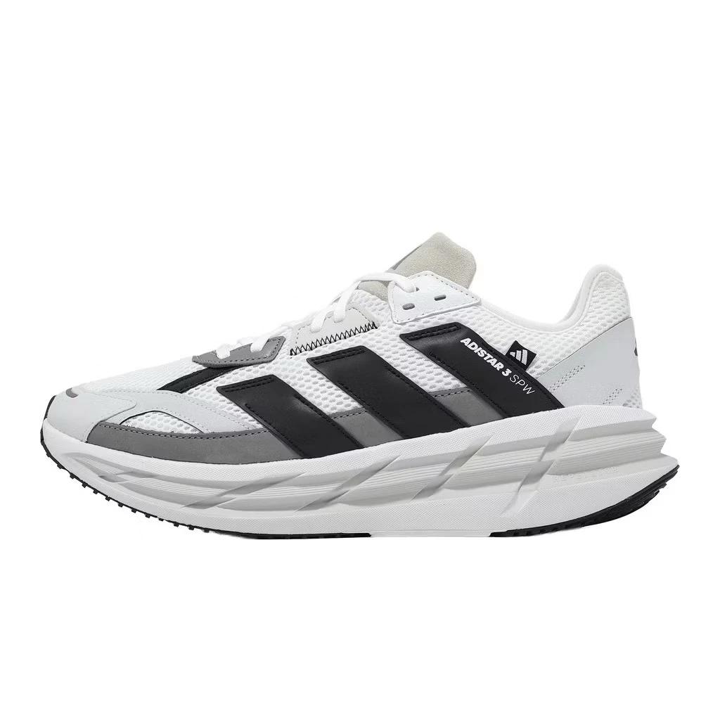 Adidas Adistar 3 Sportswear 男鞋 白 黑 緩衝 運動鞋 JS1174 