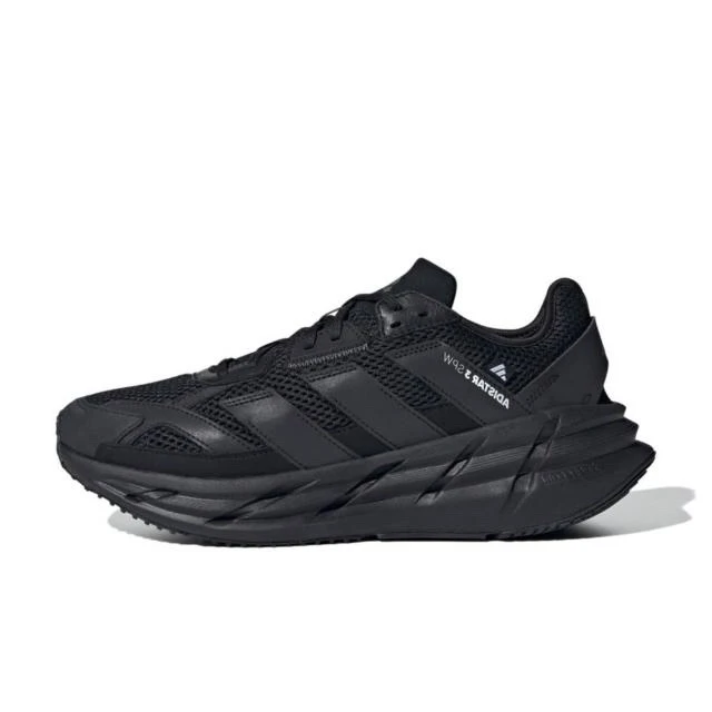 Adistar 3 Sportswear 黑色跑鞋 低調 輕量 網布 男鞋 JQ0755
