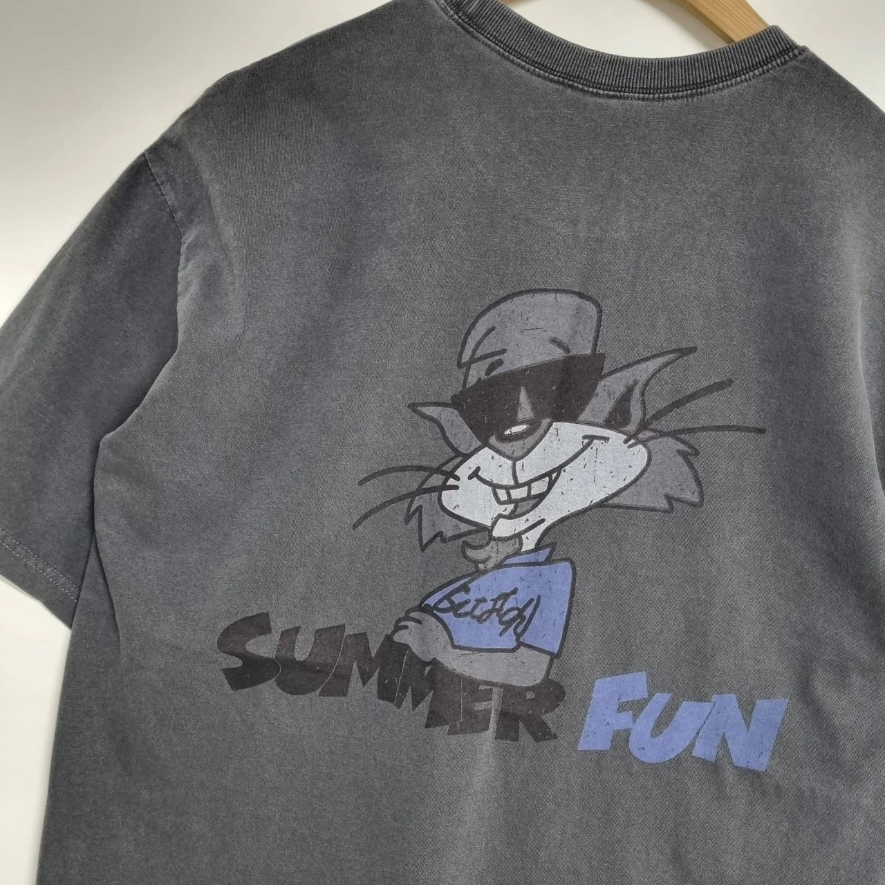 韓國選物 潮T  Summer FUN  正韓 夏天 短袖街頭 英文 上衣 韓國 OVERSIZE T恤 情侶