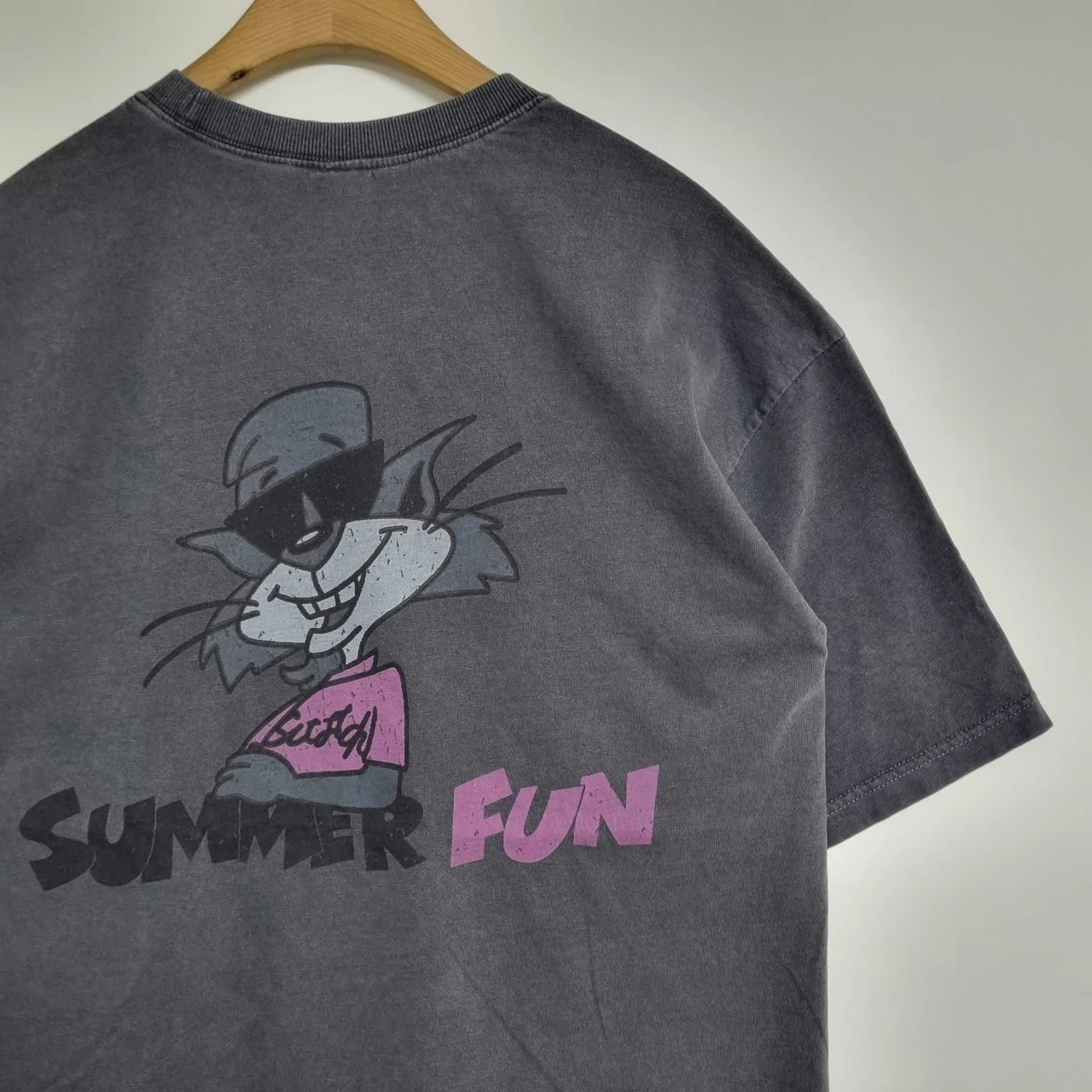韓國選物 潮T  Summer FUN  正韓 夏天 短袖街頭 英文 上衣 韓國 OVERSIZE T恤 情侶