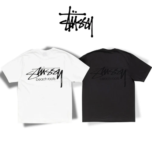 2026SS STUSSY BEACH ROOTS PIGMENT DYED TEE 水洗 LOGO 短T 現貨 1905198
